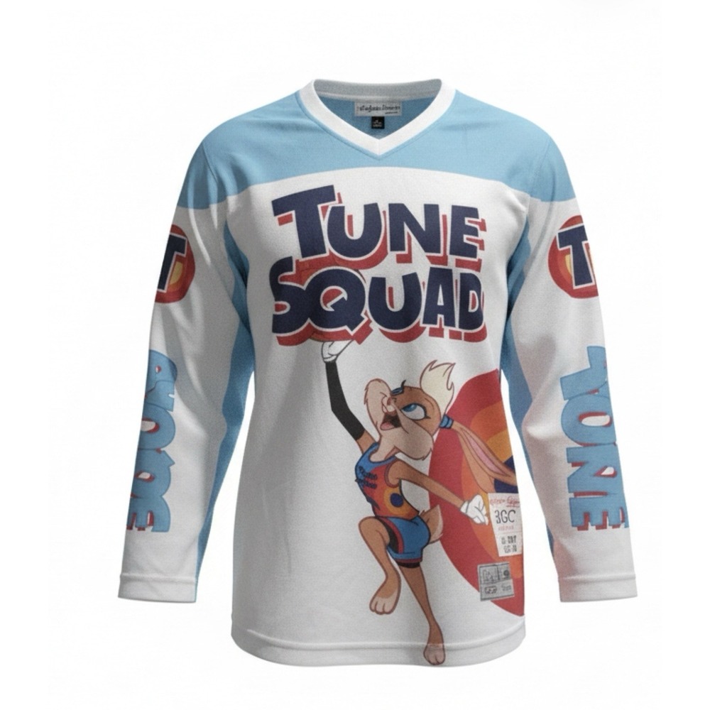 New Hockey Jersey TUNE SQUAD Lola Bunny Headgear Classics Brand Size S